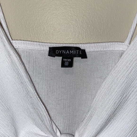 Dynamite- white crop top - Picture 3 of 3